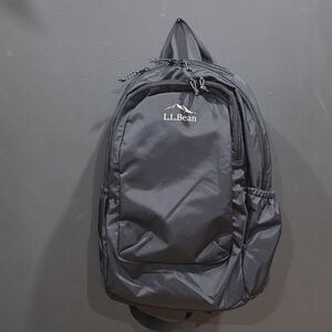 L.L. Bean Comfort Carry Laptop Backpack Black NWOT 12x18'Hx3